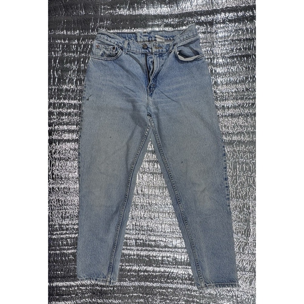 Vintage Levi's 505 Jeans 28x29 Light Wash Red Tab Factory 98 Zip Fly USA Made